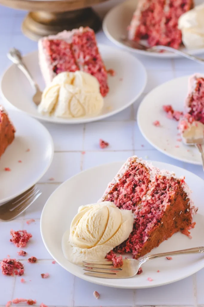 Strawberry Coconut Cake from Delicious & Doable Desserts Cookbook by Katie Lee Wilken