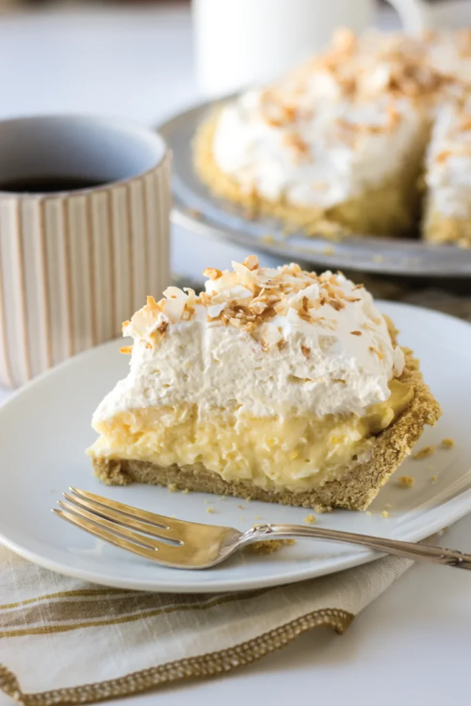 Coconut Cream Pie from Delicious & Doable Desserts Cookbook by Katie Lee Wilken